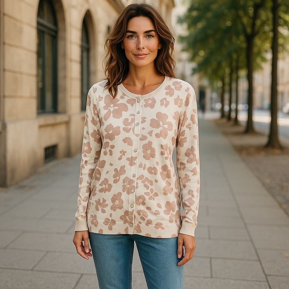 NWT Daniel Rainn x Anthropologie Women’s Jude Button Front Cardigan